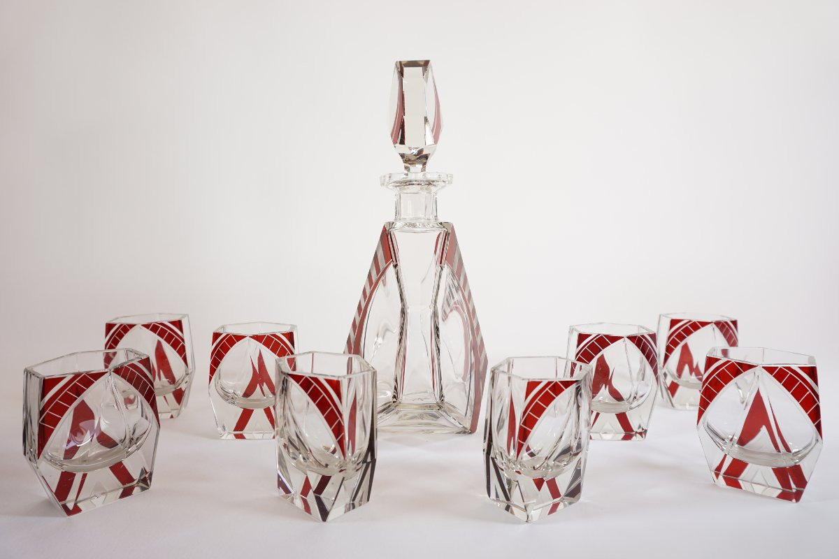 Bohemian Crystal Art Deco Porto Service-photo-2