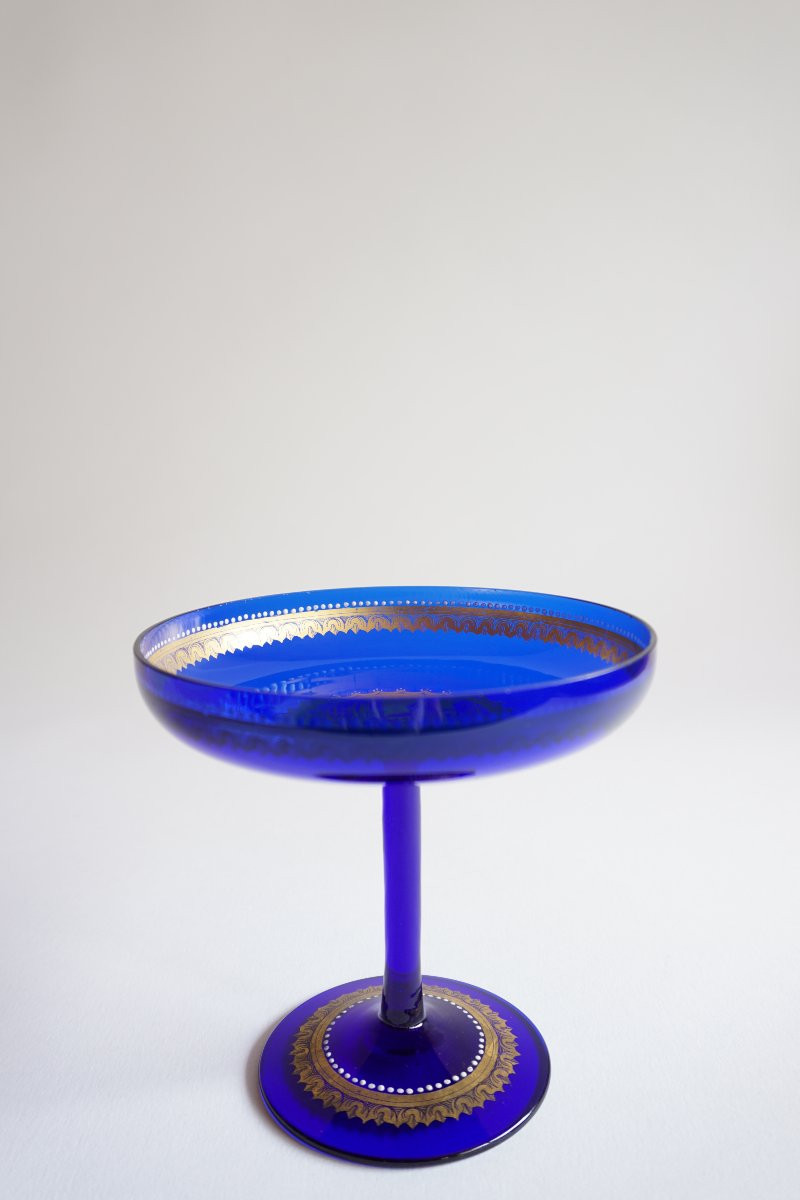 Stemmed Glass, Murano Crystal Ring Holder Venice-photo-1