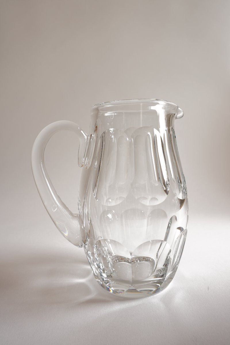 Water Jug, Crystal Pitcher Baccarat Harcourt-photo-1