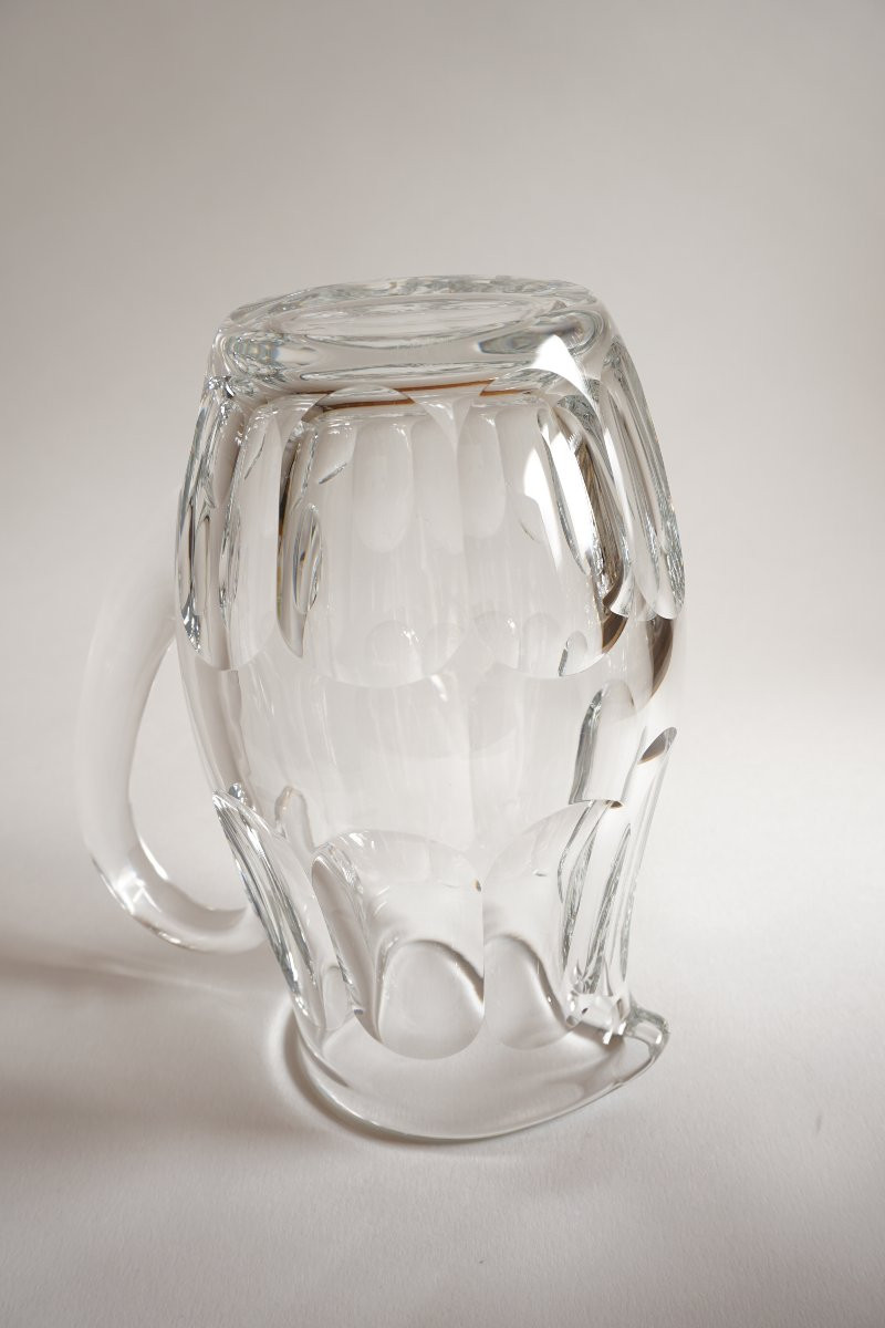 Water Jug, Crystal Pitcher Baccarat Harcourt-photo-4