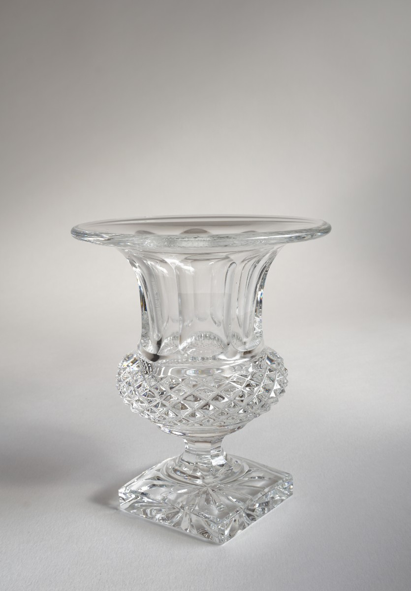 Small Medici Crystal Vase Saint Louis Versailles