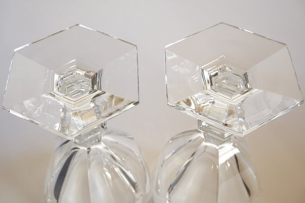 2 coffrets verres à eau cristal Baccarat Harcourt-photo-5