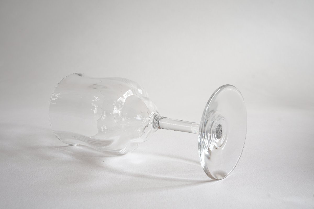 8 Baccarat Capri Crystal Water Glasses-photo-4