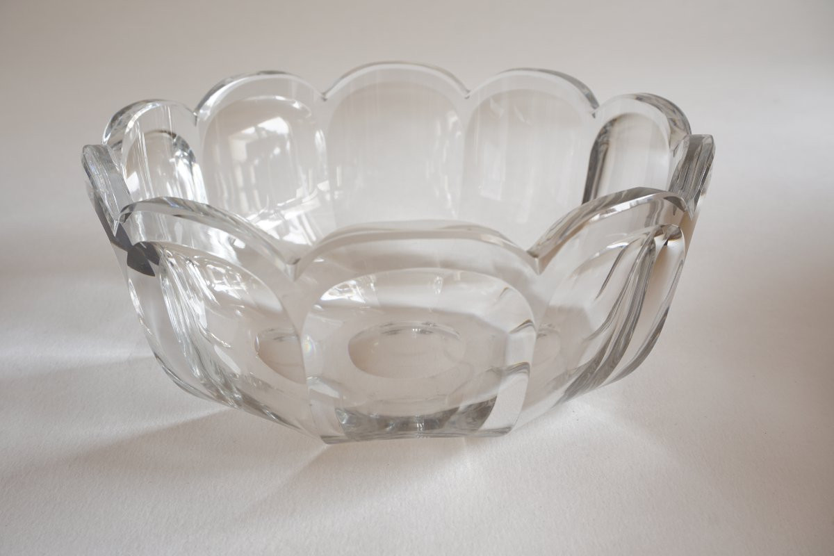 Baccarat Malmaison Crystal Salad Bowl-photo-2