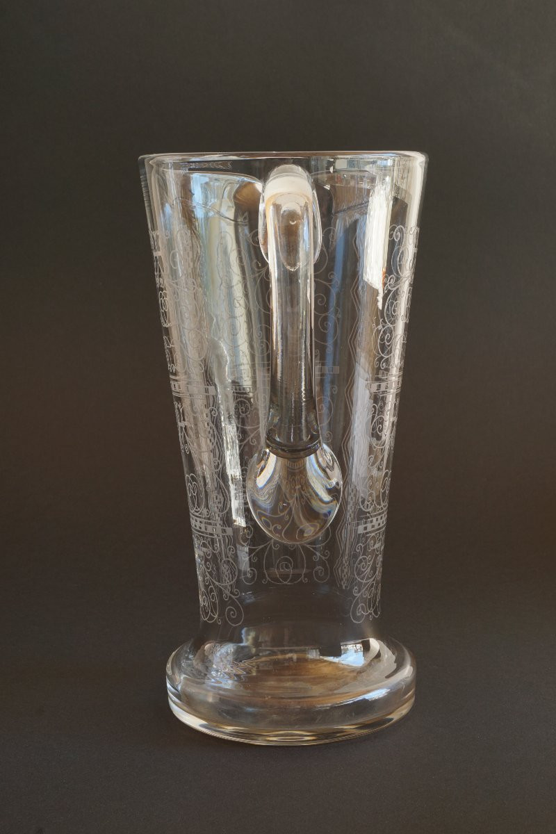 Baccarat Crystal Water Jug Lido Model-photo-1