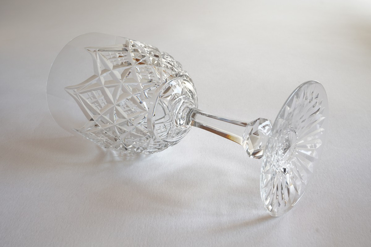 10 Water Glasses N°2 Baccarat Crystal Model Colbert-photo-2