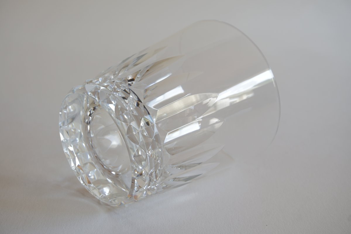 5 Crystal Whisky Glasses Baccarat Piccadilly-photo-4