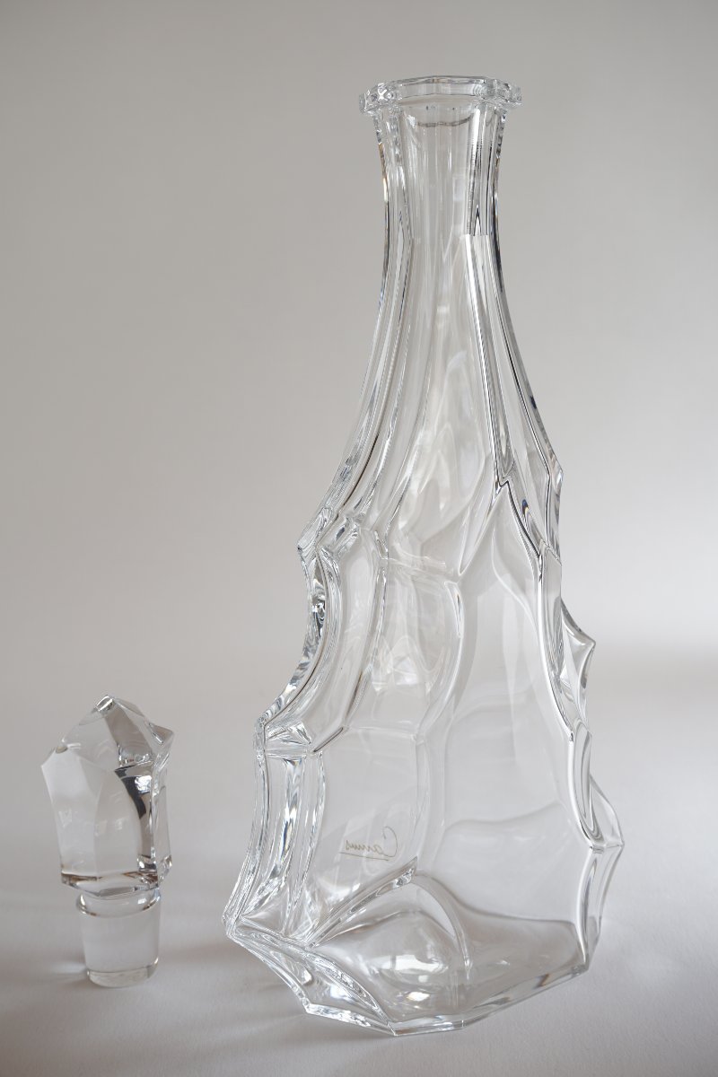 Crystal Decanter Baccarat Cognac Camus-photo-2