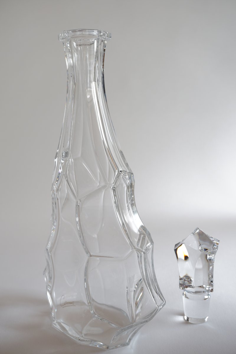 Crystal Decanter Baccarat Cognac Camus-photo-4