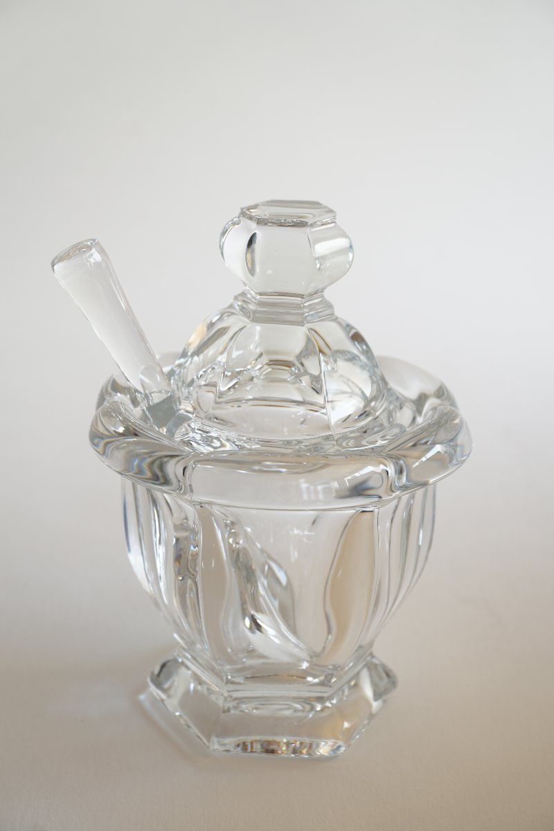 Moutardier cristal Baccarat Harcourt Missouri