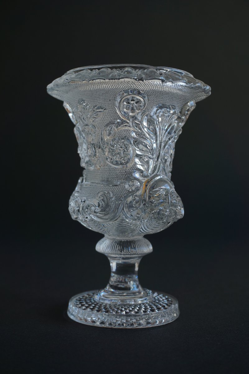 Vase Medicis cristal Saint Louis Charles X-photo-4