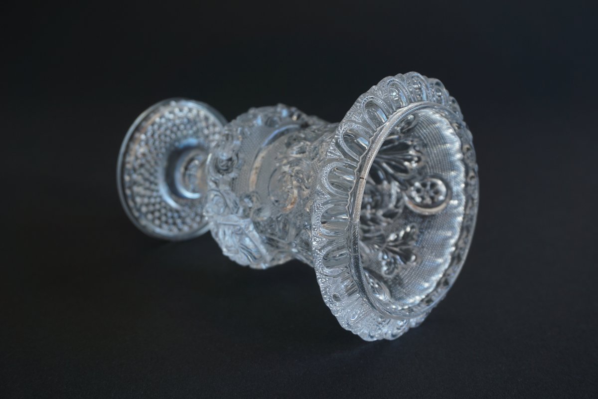 Vase Medicis cristal Saint Louis Charles X-photo-4