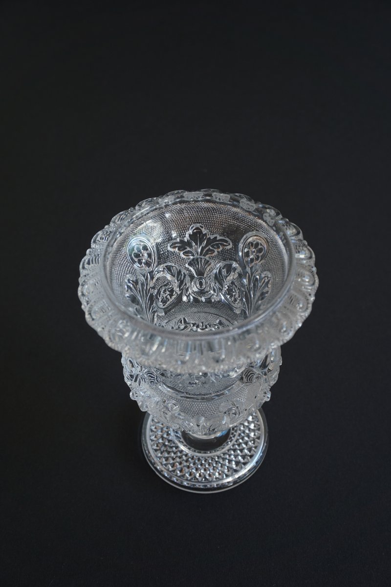 Vase Medicis cristal Saint Louis Charles X-photo-6