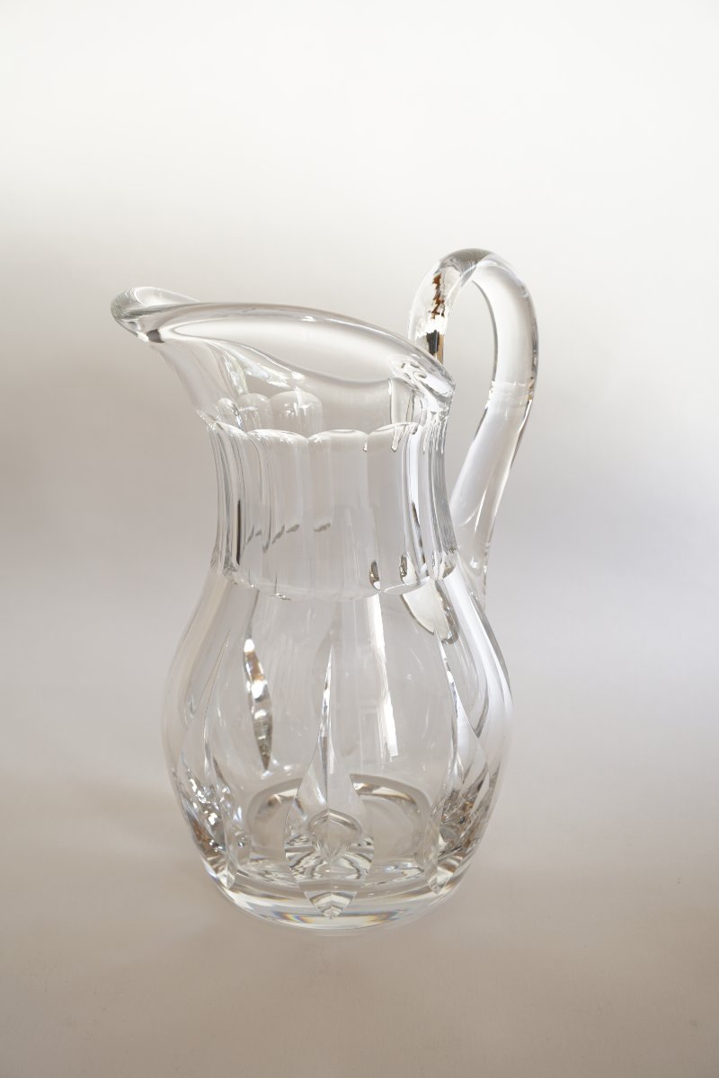  Saint Louis Cerdagne Crystal Water Pitcher-photo-2