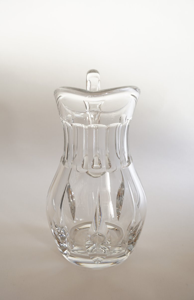  Saint Louis Cerdagne Crystal Water Pitcher-photo-3