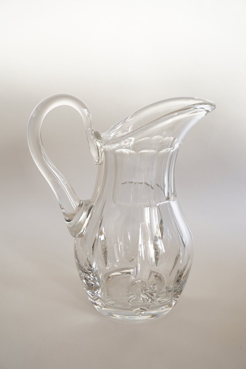  Saint Louis Cerdagne Crystal Water Pitcher-photo-1