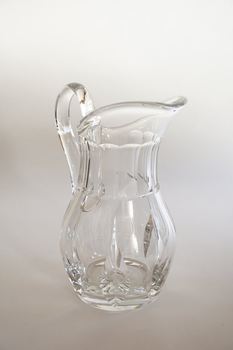  Saint Louis Cerdagne Crystal Water Pitcher-photo-3