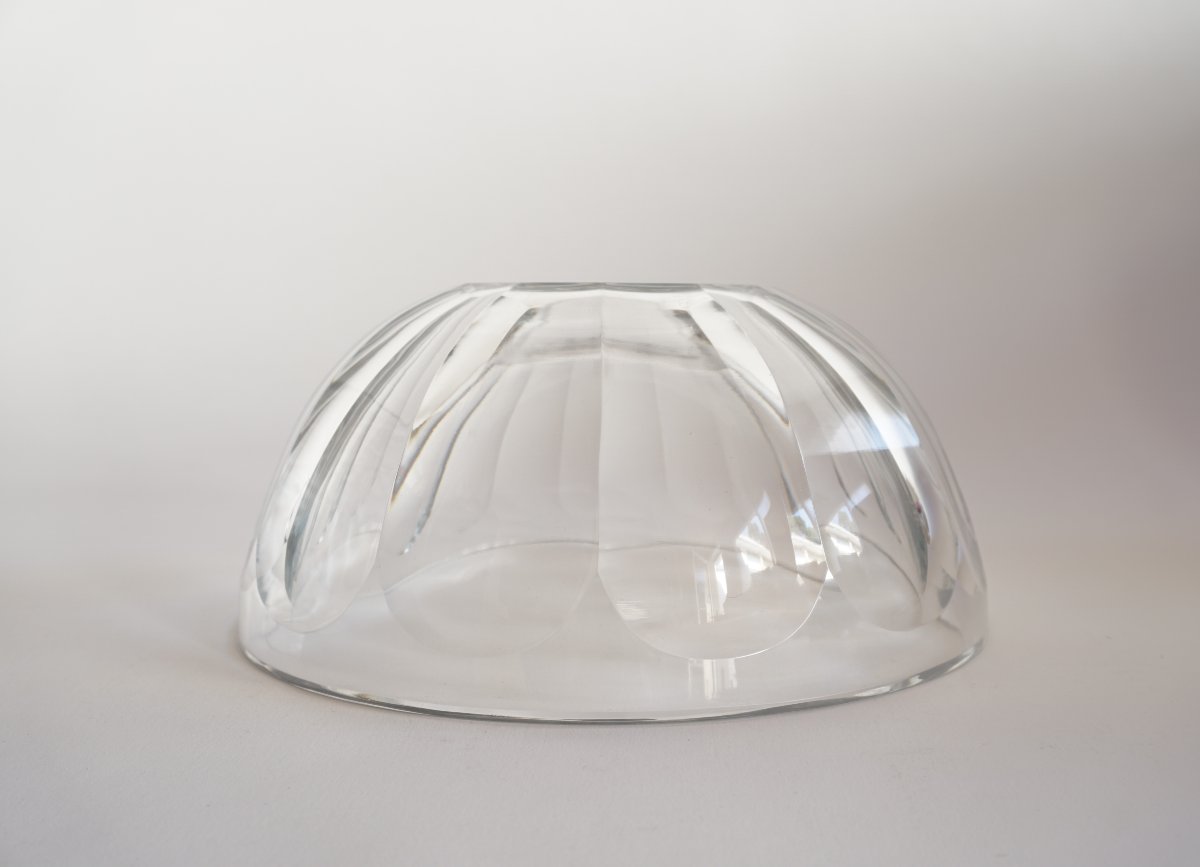 Grande coupe, saladier cristal Baccarat Harcourt-photo-3