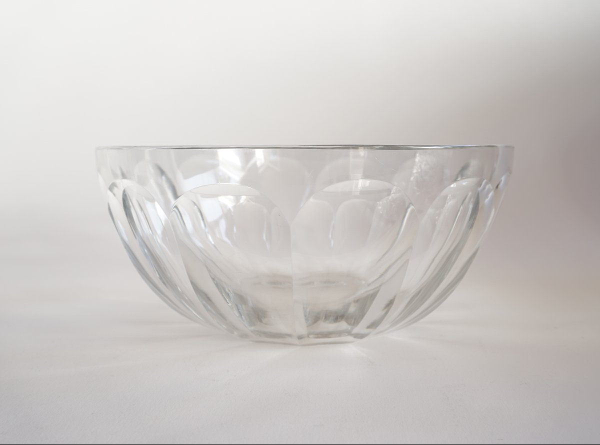 Grande coupe, saladier cristal Baccarat Harcourt-photo-4