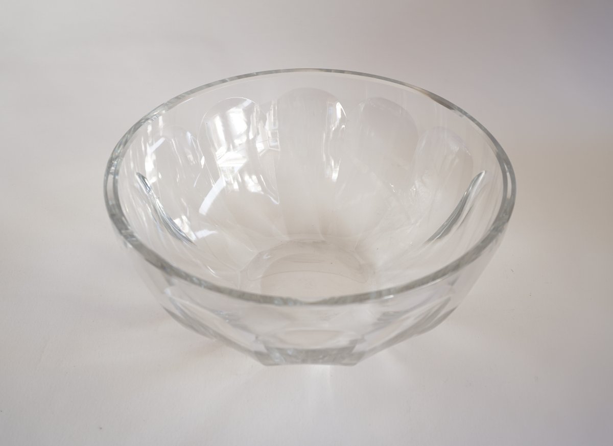 Grande coupe, saladier cristal Baccarat Harcourt-photo-3