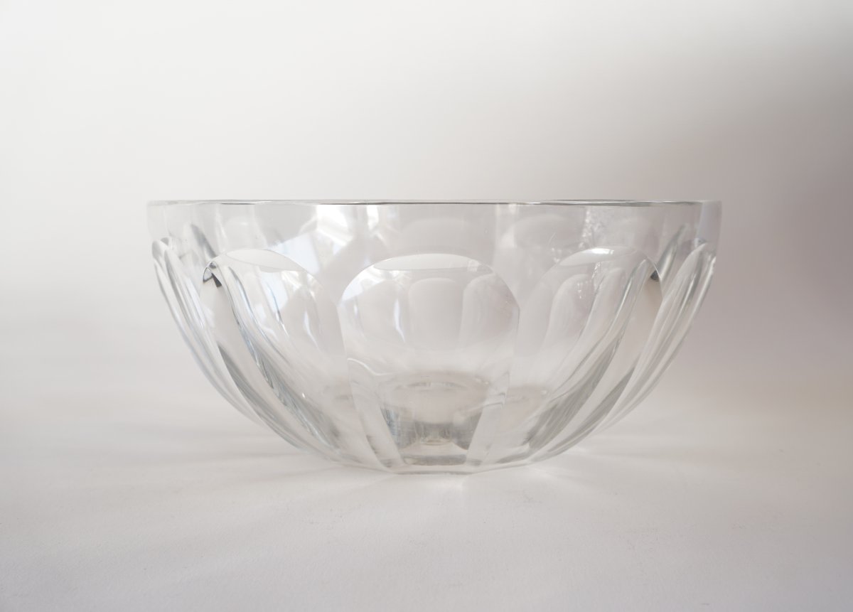 Grande coupe, saladier cristal Baccarat Harcourt