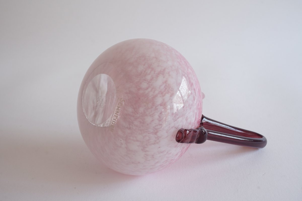 Pichet rose-améthyste verreries SCHNEIDER-photo-3