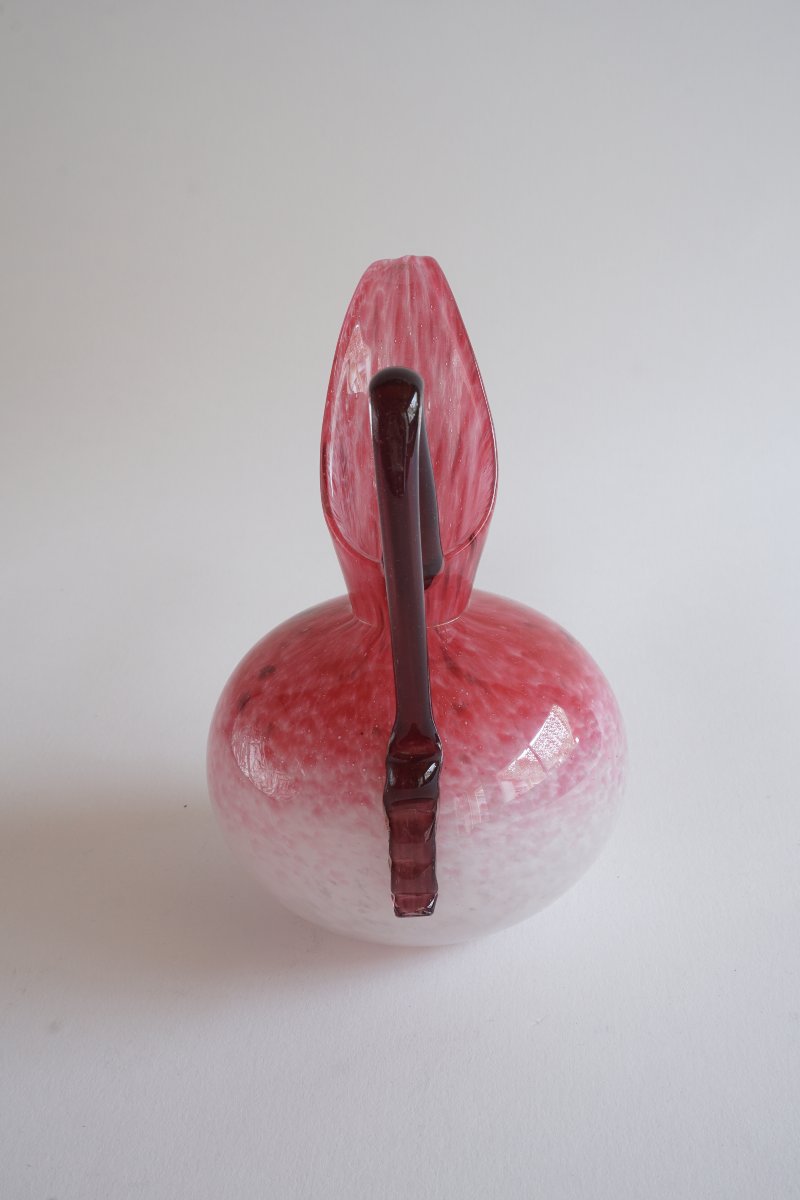 Pichet rose-améthyste verreries SCHNEIDER-photo-4