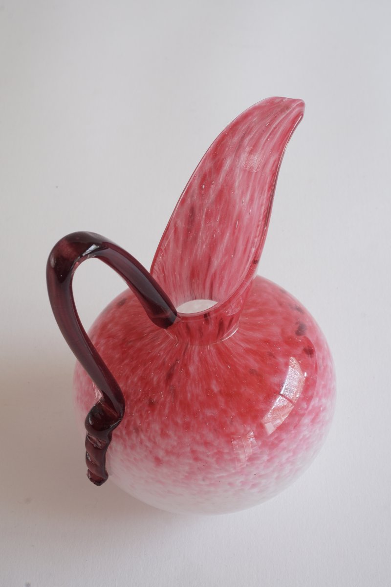 Pichet rose-améthyste verreries SCHNEIDER-photo-1