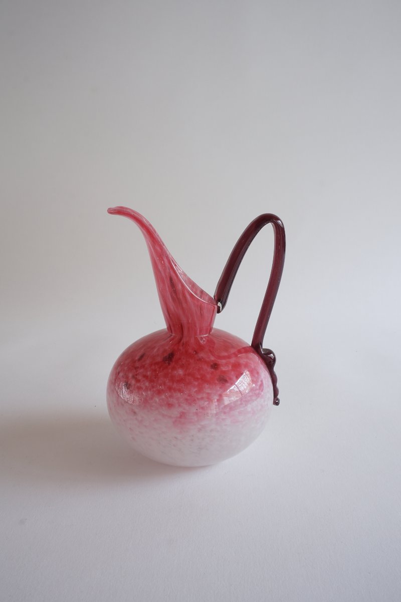 Pichet rose-améthyste verreries SCHNEIDER