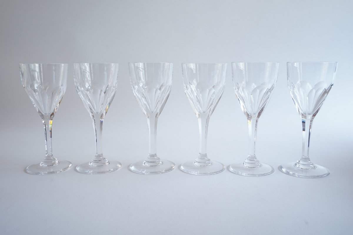 6 verres à vin cristal Saint Louis Bristol-photo-3
