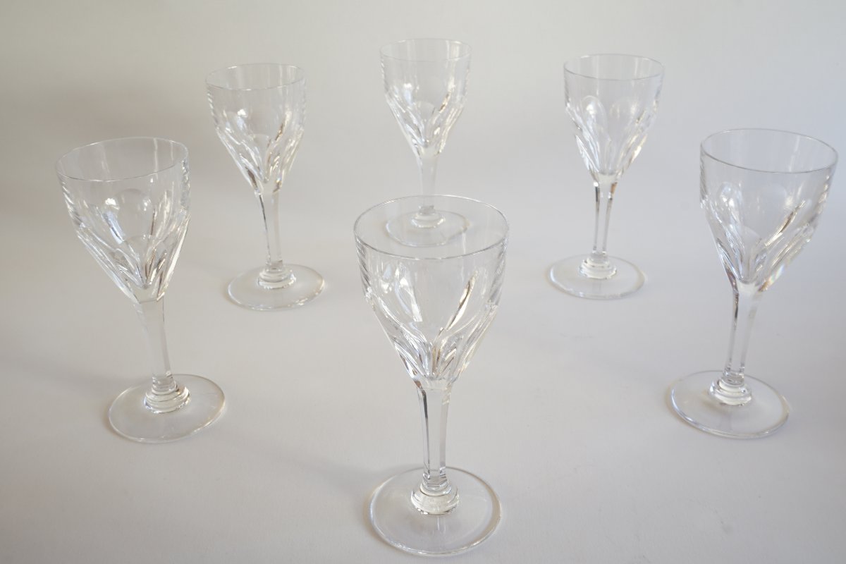 6 verres à vin cristal Saint Louis Bristol-photo-4