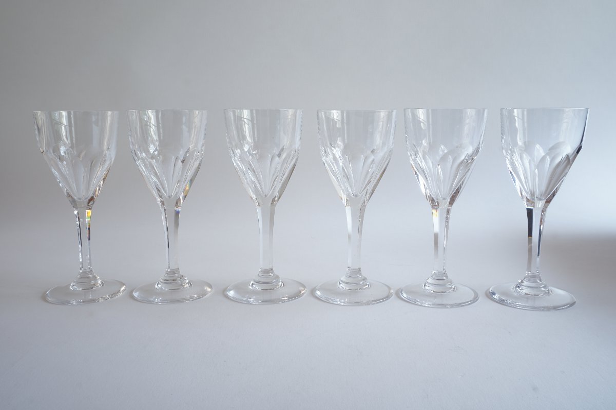 6 verres à vin cristal Saint Louis Bristol-photo-1