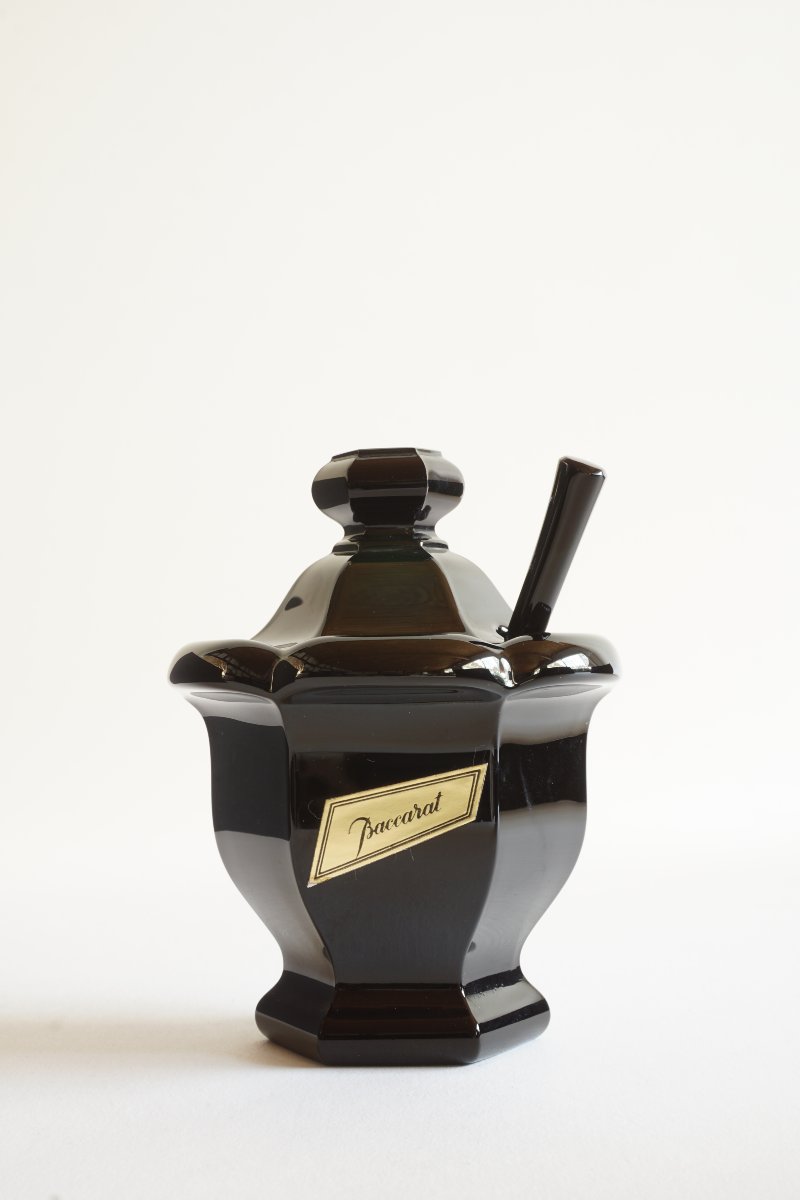 Moutardier cristal noir Baccarat Harcourt, Missouri-photo-4