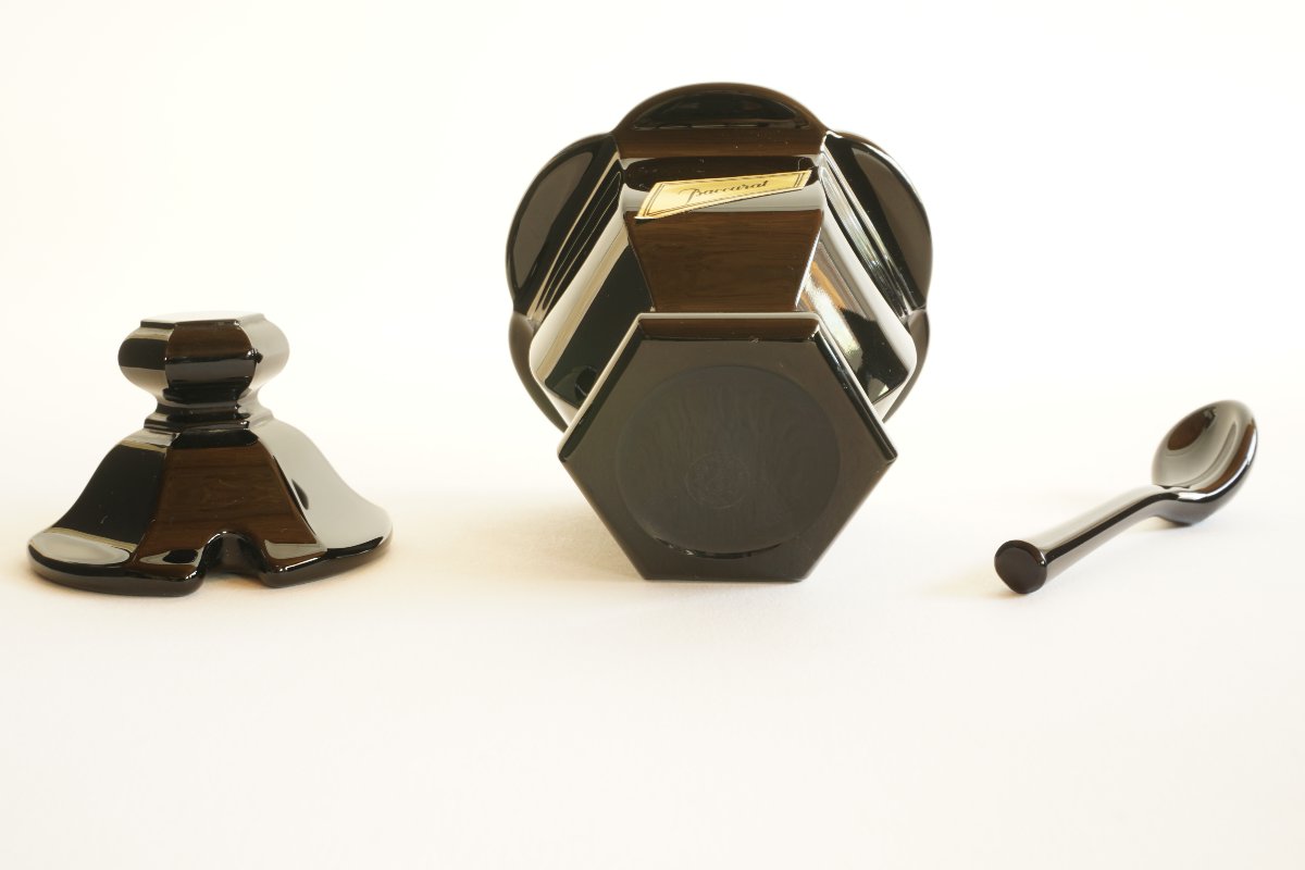 Moutardier cristal noir Baccarat Harcourt, Missouri-photo-4