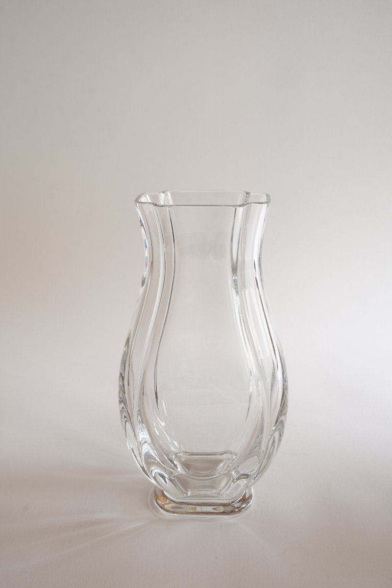 Baccarat Crystal Vase, "coquelicots" Model