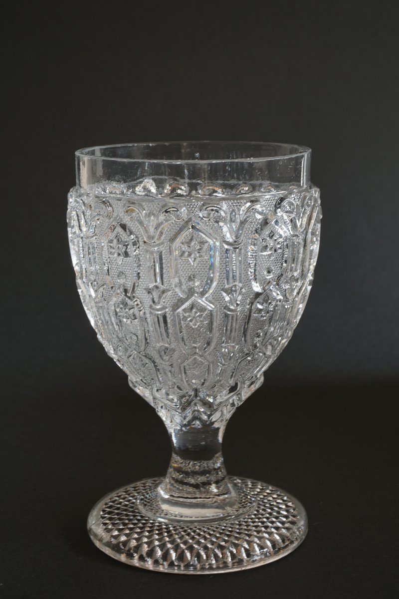 Verre Charles X cristal Baccarat ancien