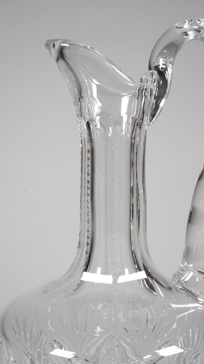 Saint Louis Crystal Ewer, Florence Model-photo-4