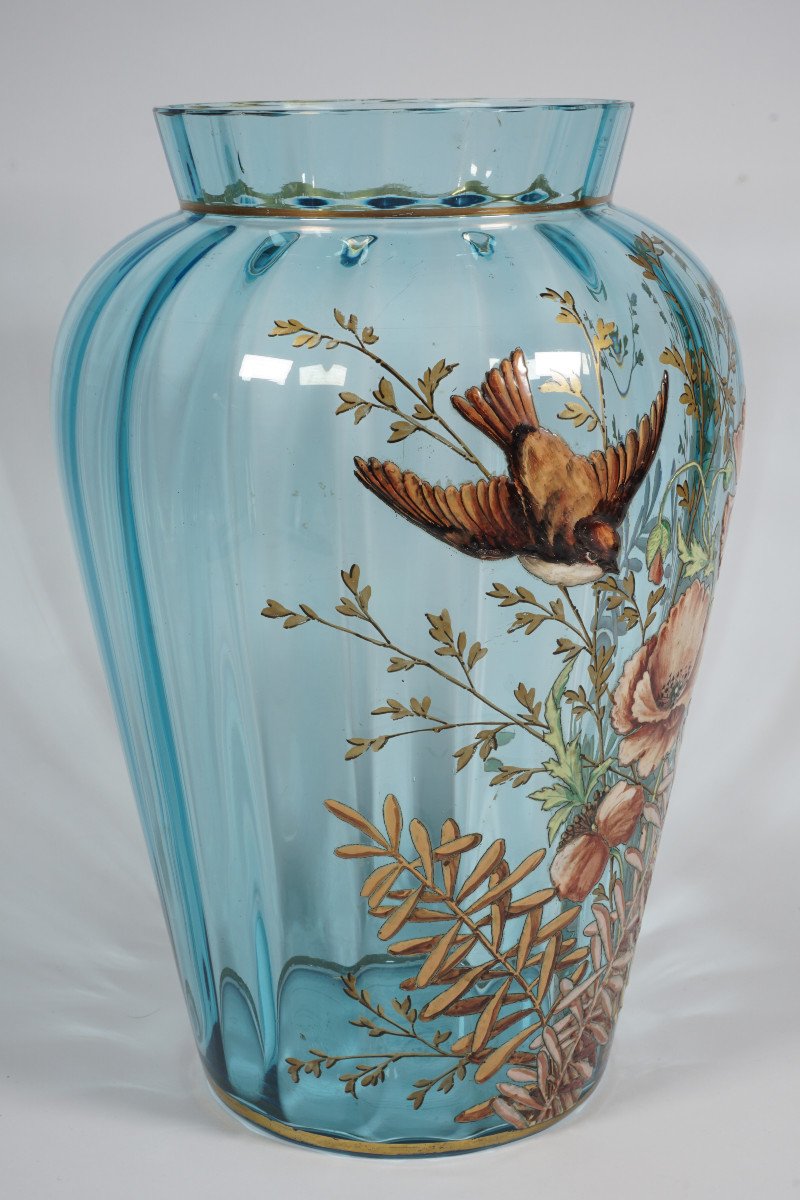 Vase émaillé Vers 1900-photo-2