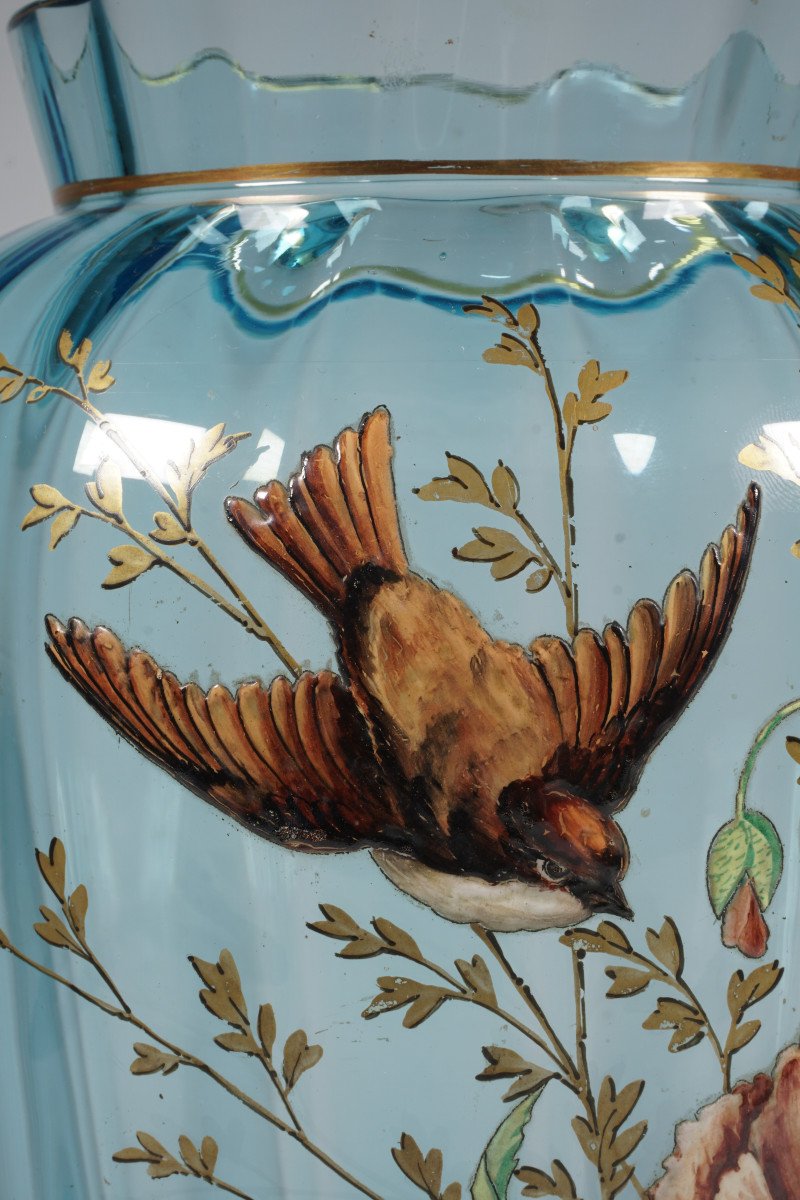 Vase émaillé Vers 1900-photo-2