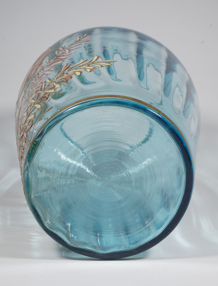 Vase émaillé Vers 1900-photo-4