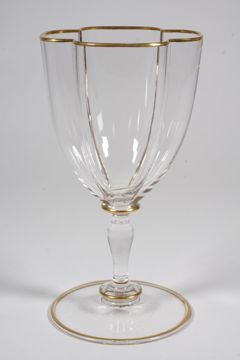 Service verres et carafes cristal de Bohème J.&l. Lobmeyr Wien-photo-1