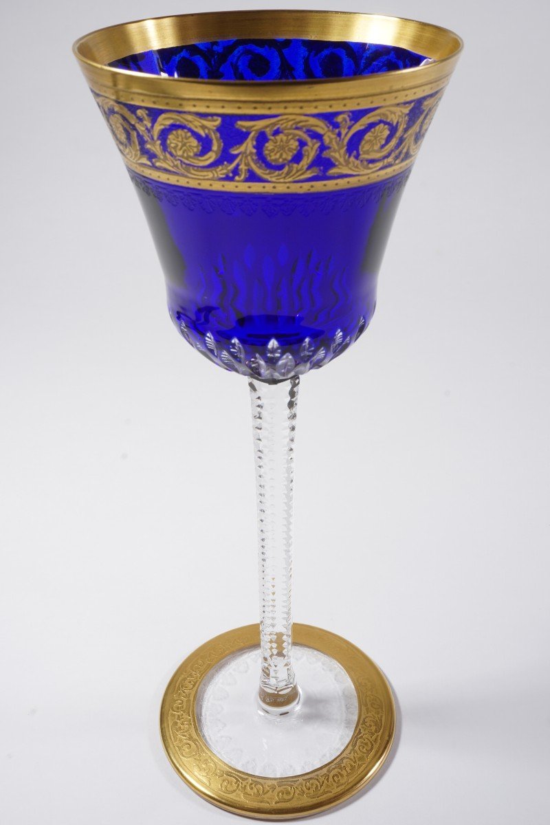 Rhine Wine Glass, Alsace (roemer) Crystal Saint Louis Thistle