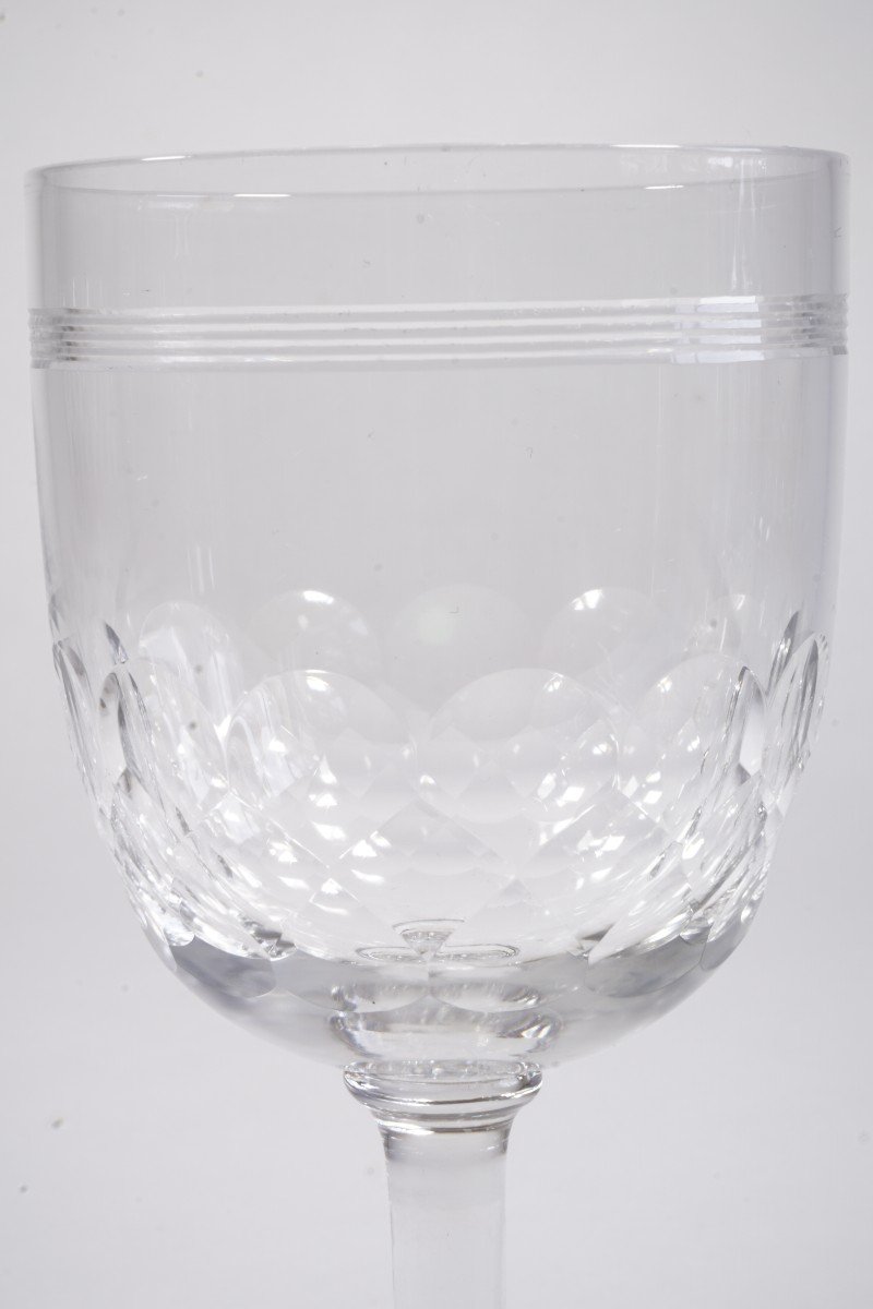 4 verres à vin Cristal Baccarat Chauny-photo-4