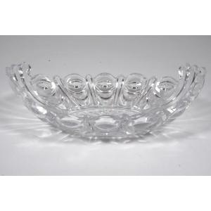 Ravier Navette Bowl Old Crystal  Baccarat XIX