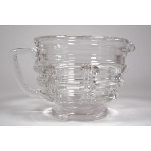 Pitcher, Water Pot Crystal Saint Louis Art Deco