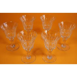 6 Wine Glasses No. 5 Baccarat Piccadilly Crystal
