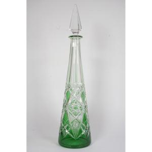 Bottle, Large Model Crystal Carafe Baccarat Lagny