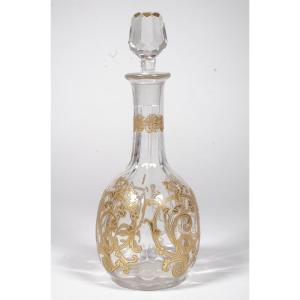 Saint Louis Gold Cluny Crystal Bottle