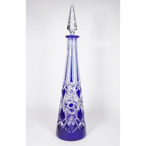 Lagny Blue Baccarat Crystal Carafe
