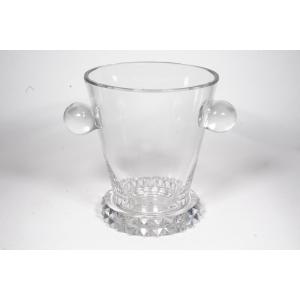 Seau à glace cristal Saint Louis Diamant par Jean Sala
